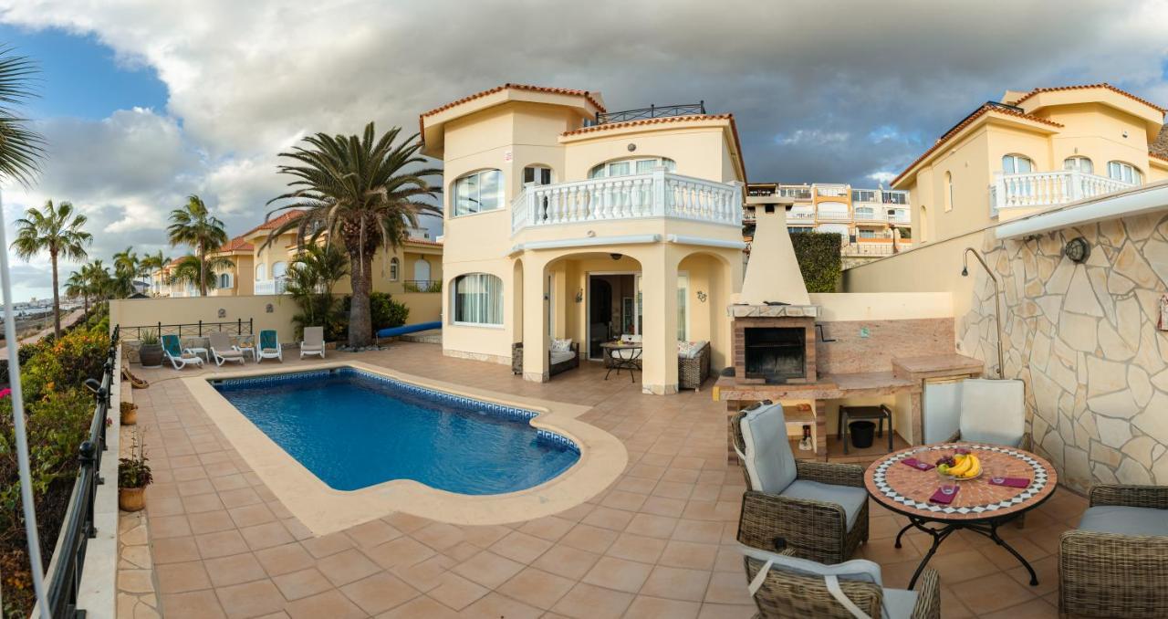 Villa Faya On The First Ocean Line With New Heated Pool Los Cristianos  Esterno foto