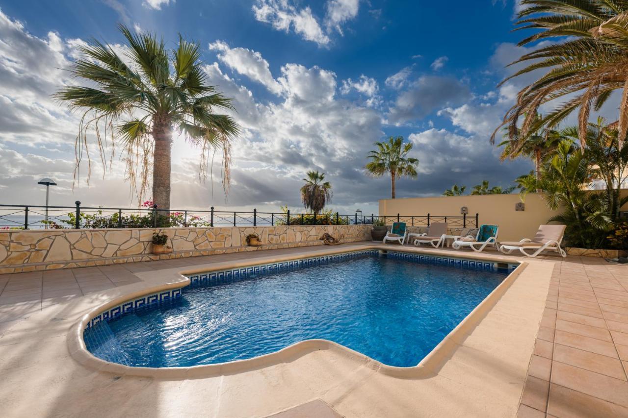 Villa Faya On The First Ocean Line With New Heated Pool Los Cristianos  Esterno foto